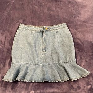 Jean skirt